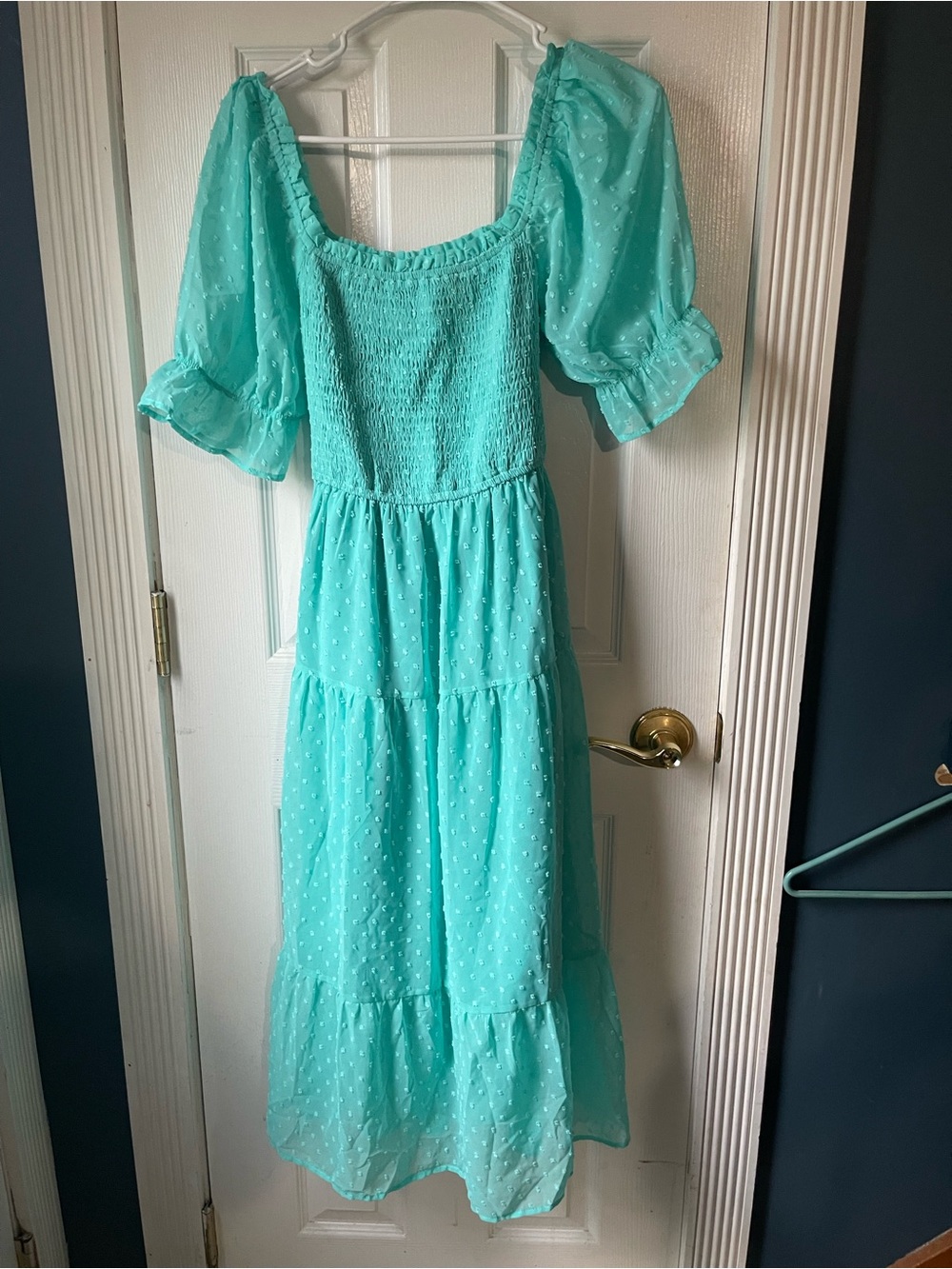Merokeety blue dress size medium